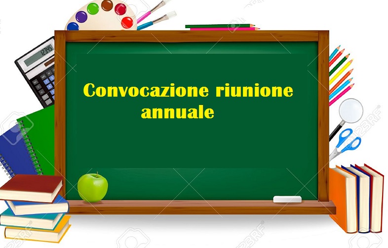 Convocazione riunione annuale