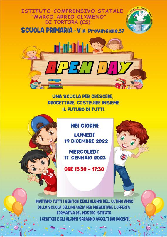 OPEN DAY SCUOLA PRIMARIA