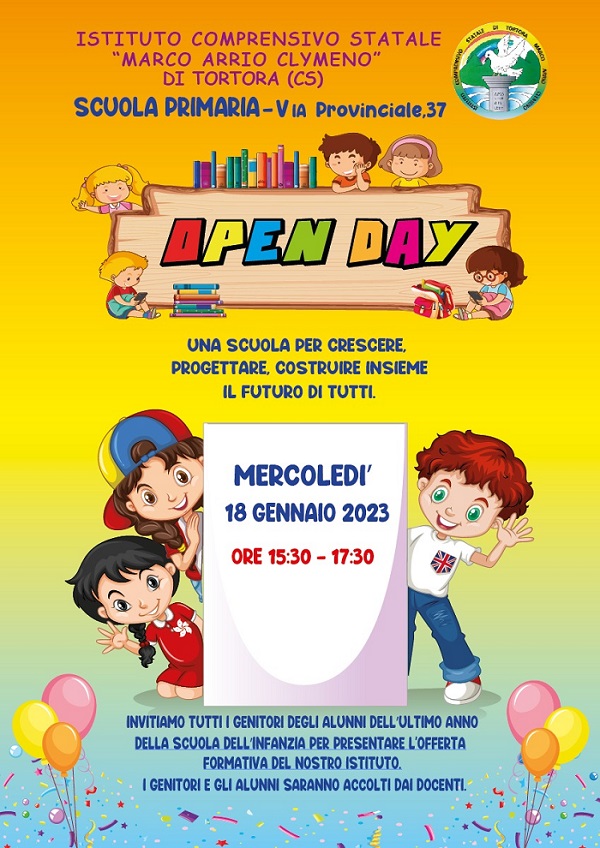 Open Day scuola PRIMARIA