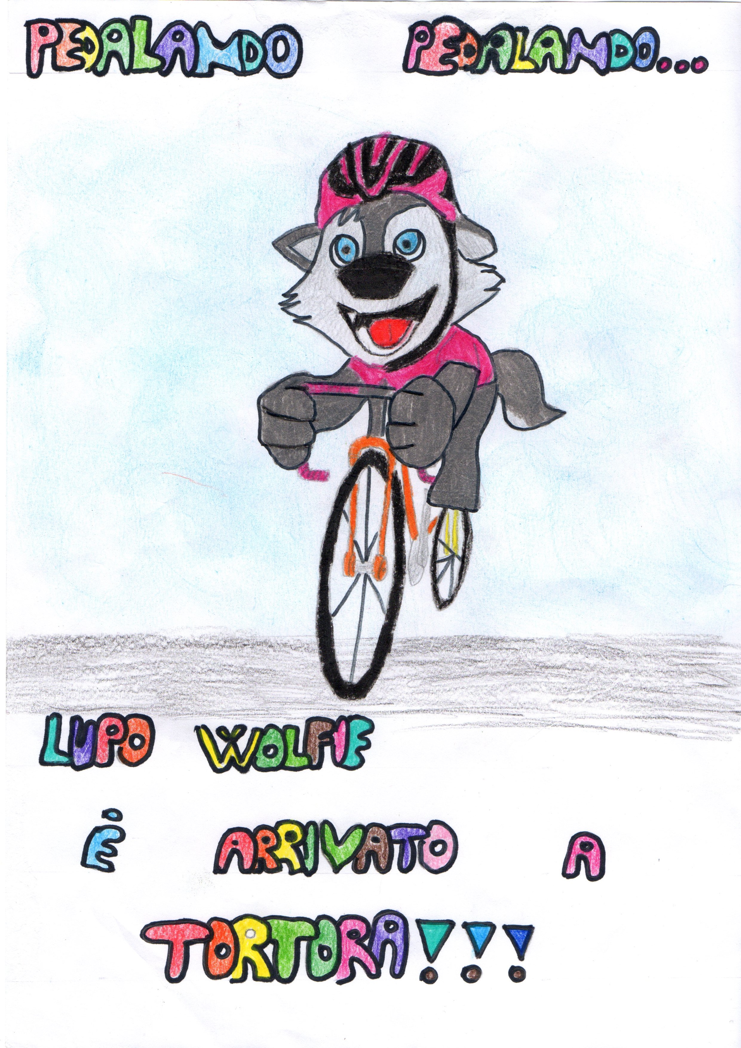 Wolfie, la mascotte del Giro d’Italia.